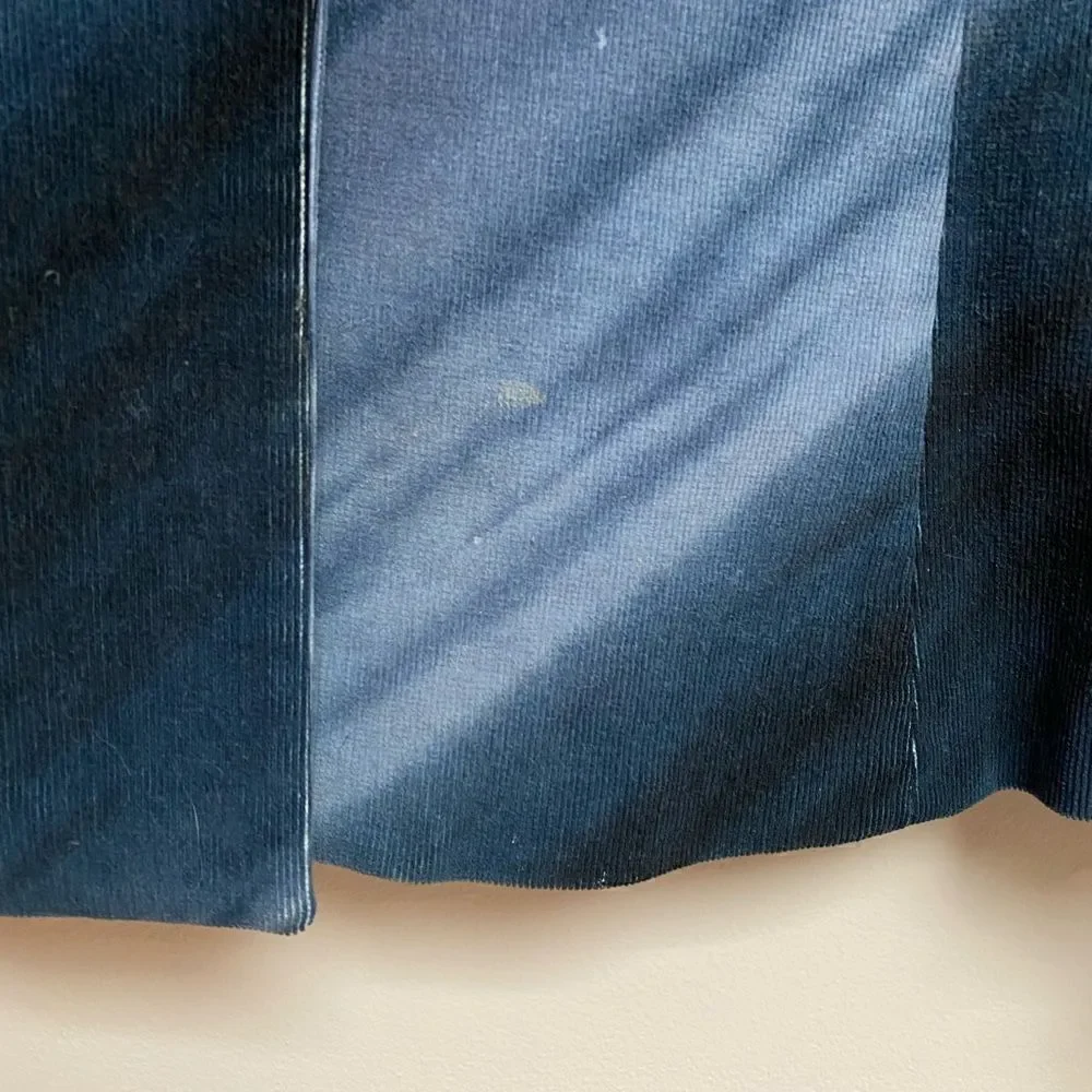 EPIC Unique 1990’s Vintage Tie-Dye Duotone Burnout Corduroy Blazer Jacket